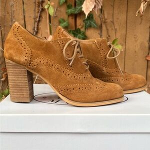 Suede Steve Madden Omyra Cognac Sz 8